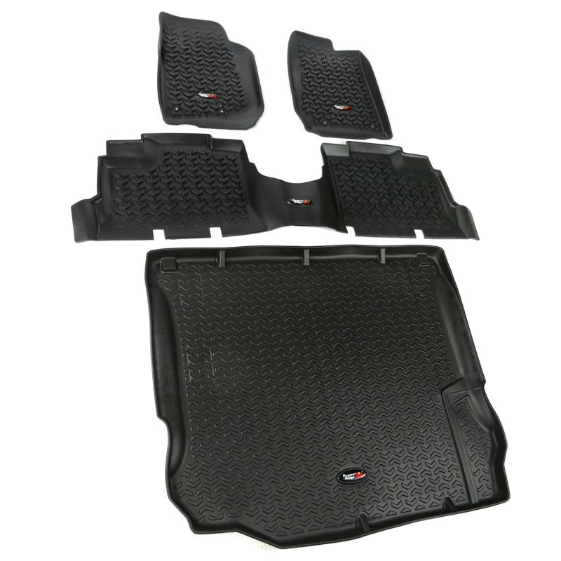 Rugged Ridge Floor Liner | Jeep Wrangler JK (07-18) / JL (18-25) Unlimited 4 Door Front/Rear/Cargo (12988.04)