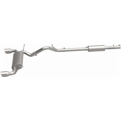 MagnaFlow Cat-Back Exhaust Black Tips (REAR): Jeep Wrangler 2012-2017 3.6L V6