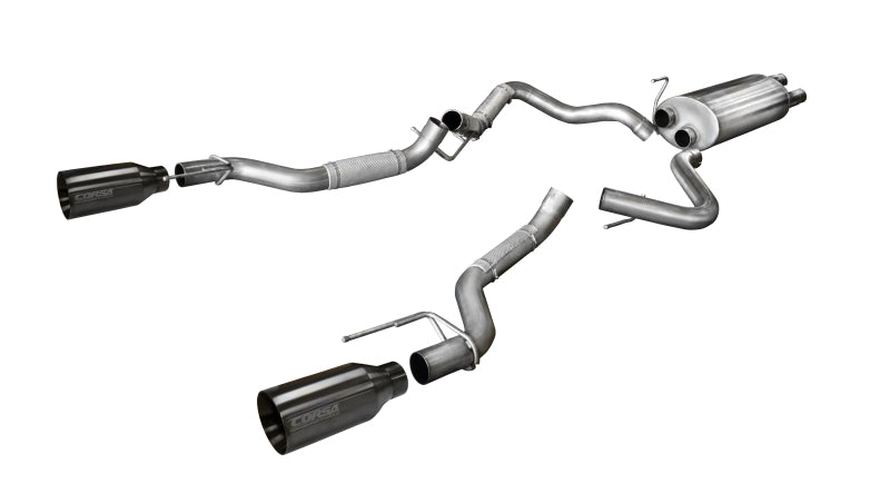 Corsa 3.5L Sport Cat-Back Dual Rear Exit | Ford F-150 Raptor (17-20) (14397GNM)