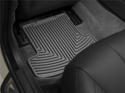 WeatherTech Rear Rubber Floor Mats: Dodge Ram 1500 Quad Cab (2002-2010) - Black