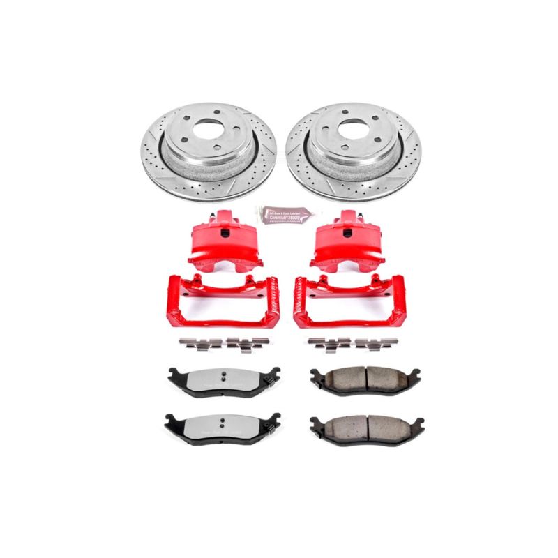 PowerStop Z36 Truck & Tow Kit w/ Calipers (REAR): Dodge Durango / Ram 1500 (02-24)