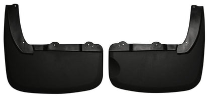 Husky Liners Custom-Molded Rear Mud Guards: Dodge Ram 3500 (2010) / Ram 3500 (11-18) w/ Flares