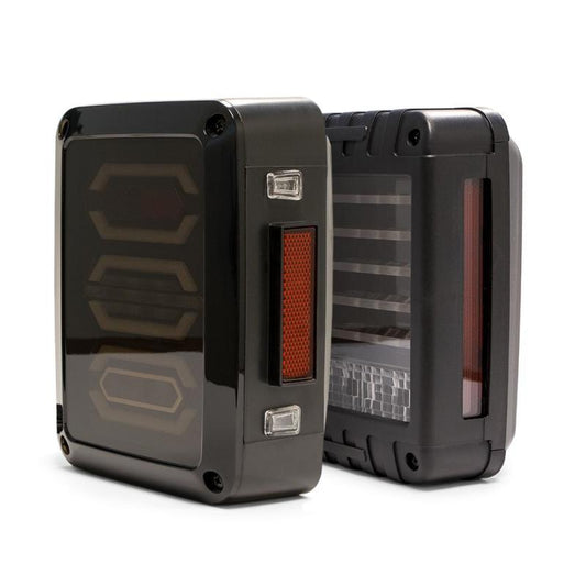 DV8 Offroad Horizontal LED Tail Light: Jeep Wrangler JK 2007-2018