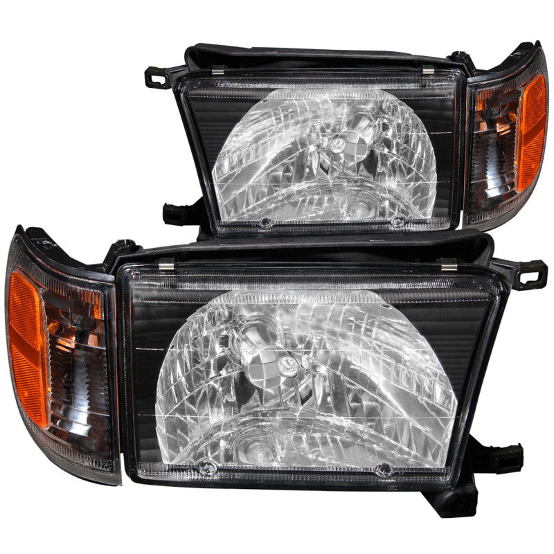 ANZO Crystal Headlight Set Black | Toyota 4Runner (99-02) (111077)
