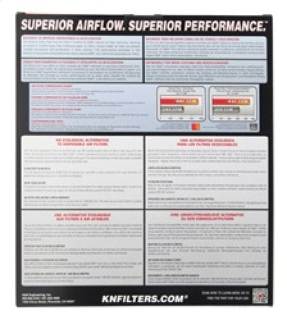K&N 2007-2010 Toyota Tundra/Sequoia/Land Cruiser Drop-In Air Filter | Toyota Tundra/Sequoia/Land Cruiser (33-2387)