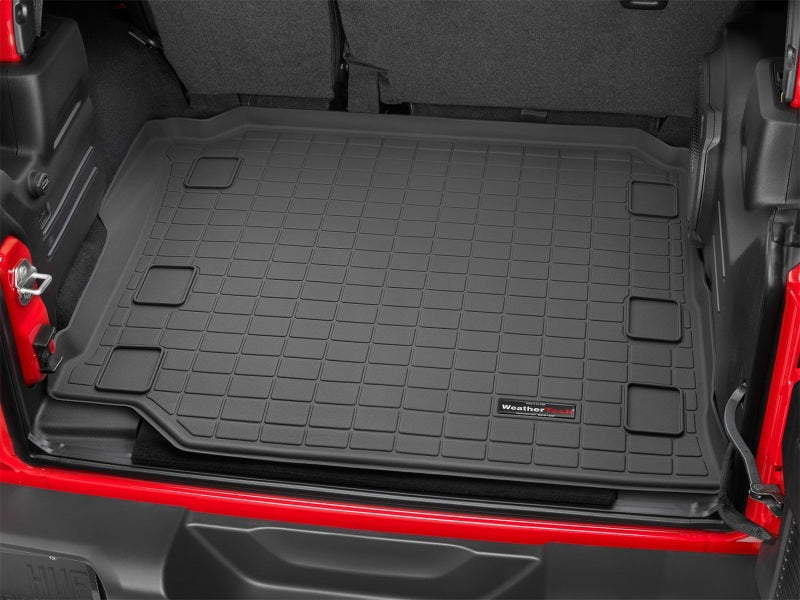 WeatherTech Cargo Liner (Black): Jeep Wrangler 2018 - 2025 (NO Flat Load Floor w/ Subwoofer)