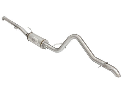 aFe MACH Force-Xp 2.5" Cat-Back Exhaust System 14" Muffler Hi-Tuck (REAR): Jeep Wrangler JK 2007-2018 3.8/3.6L