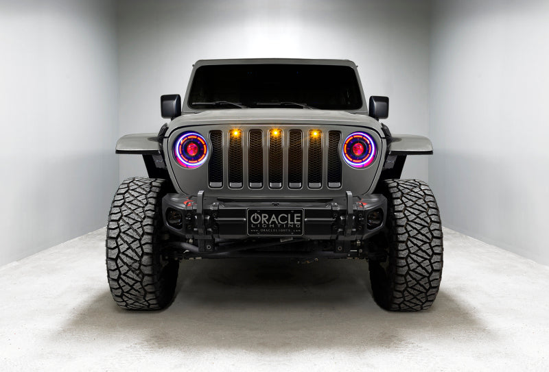 ORACLE Lighting Bi-LED Projector Headlights w/ BC1 Controller: Jeep Gladiator / Wrangler JL (18-24)