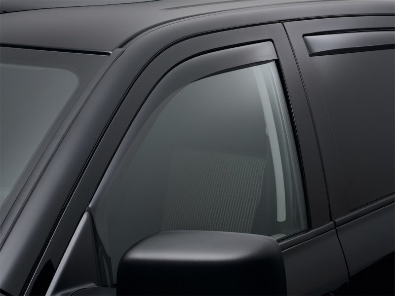 WeatherTech Dark Tint Side Window Deflectors (FRONT): Dodge Ram Crew/Quad Cab (09-18)