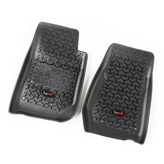 Rugged Ridge Front & Rear Floor Liners | Jeep Wrangler JK / JL (07-18 / 18-25) (12920.03)