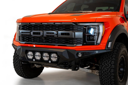 Addictive Desert Designs 2021+ Ford Raptor Bomber Front Bumper w/ 4 Rigid 360 6in Light Mounts | Ford F-150 Raptor (21-23) (F210014110103)