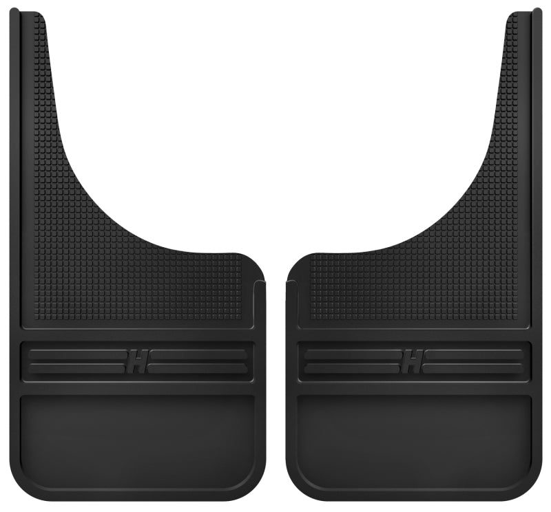 Husky Liners Universal 12in Wide Black Rubber Front Mud Flaps | Ford Ranger (19-26) (55000)