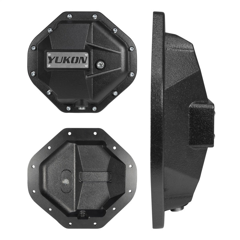 Yukon Gear & Axle Hardcore Nodular Iron Rear Diff Cover: Fits Dodge / Ram (94-19) - Black