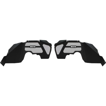 Westin Textured Black Inner Fenders (FRONT): Jeep Wrangler JK 2007-2018