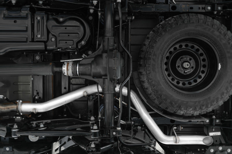 MBRP Exhaust (Rear Turn Down Exit): Jeep Gladiator 3.0L EcoDiesel 2021 - 2023