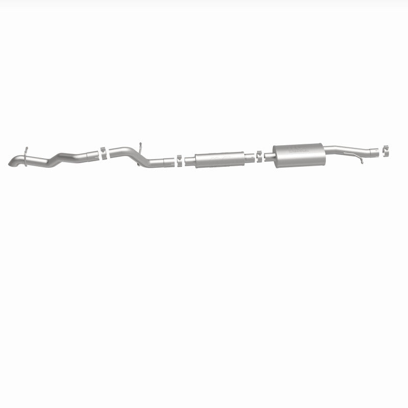 Magnaflow Overland Series Cat-Back Exhaust (REAR): Jeep Wrangler Unlimited JK 2012-2018 3.6L