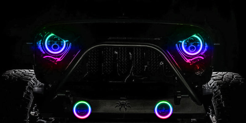 ORACLE Lighting Hi-Perf LED Fog Lights (FRONT): Jeep Wrangler / Gladiator (07-26) - Black