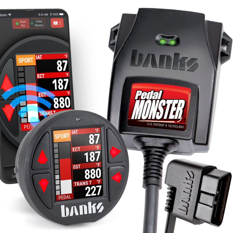 Banks Power PedalMonster Kit | Ford Bronco (21-26) Electronic Throttle Controller with iDash Pro | 64312-P