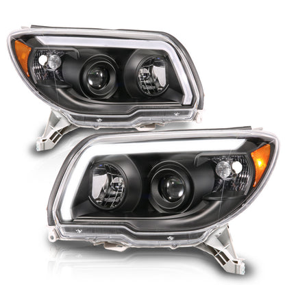 ANZO LED Bar Projector Plank Style Black Headlights | Toyota 4Runner (06-09) (111616)