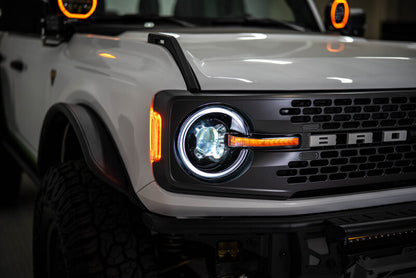 DV8 Offroad Black Headlights | Ford Bronco (21-26) (HLCBR-01)