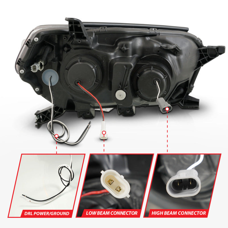 ANZO Projector Headlight Set | Toyota 4Runner (10-13) (111602)