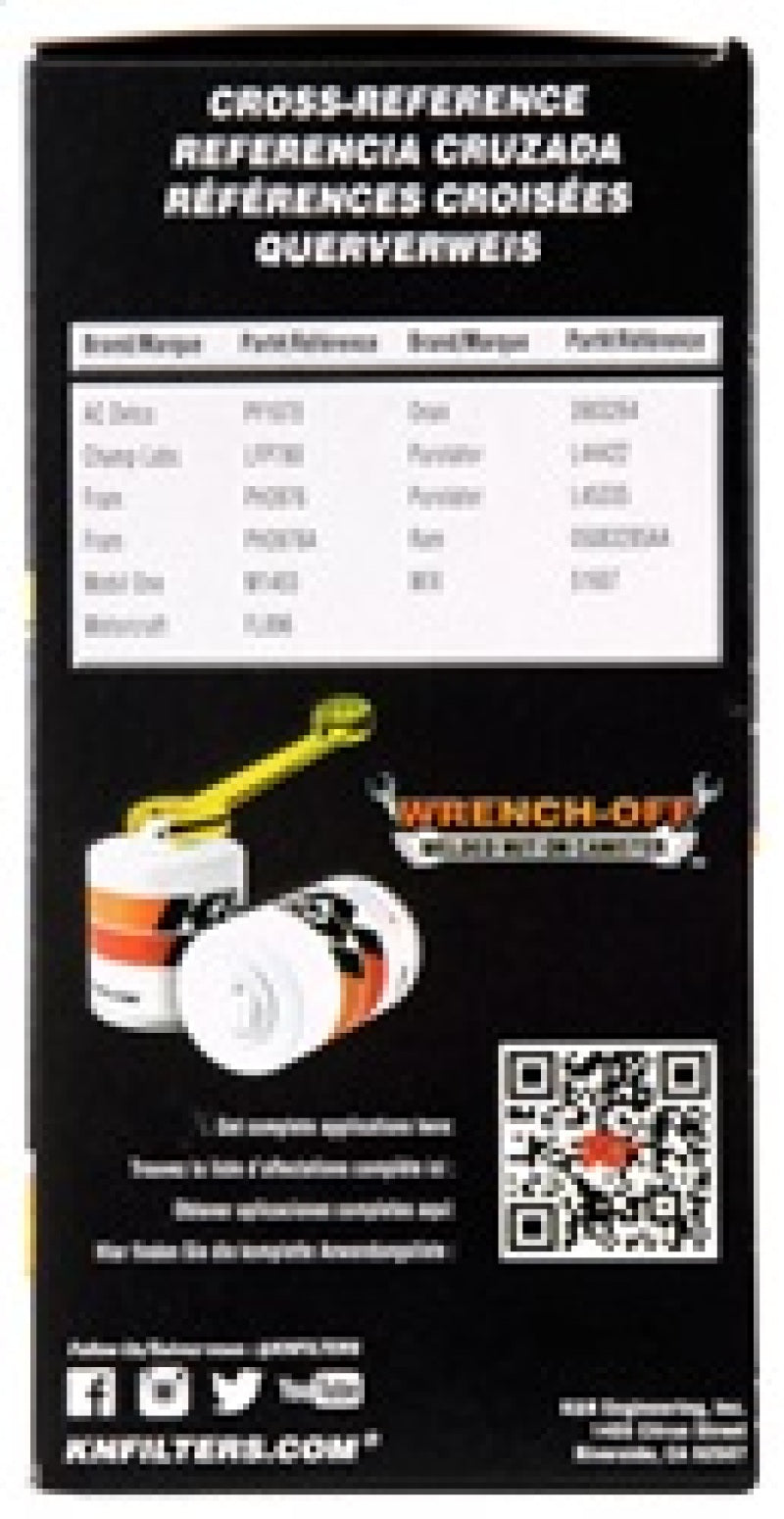 K&N Engineering Perf Gold Oil Filter: Fits Dodge Ram 2500 / 3500 (94-24)