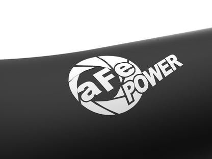 aFe BladeRunner Hot Charge Pipe 2.5" (FRONT): Jeep Wrangler JL 2018-2023 2.0L - Wrinkle Black