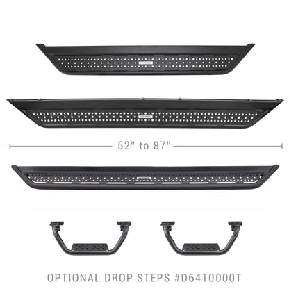 Go Rhino Dominator Xtreme D6 Side Steps | Ford Bronco (21-26) (D60057T)