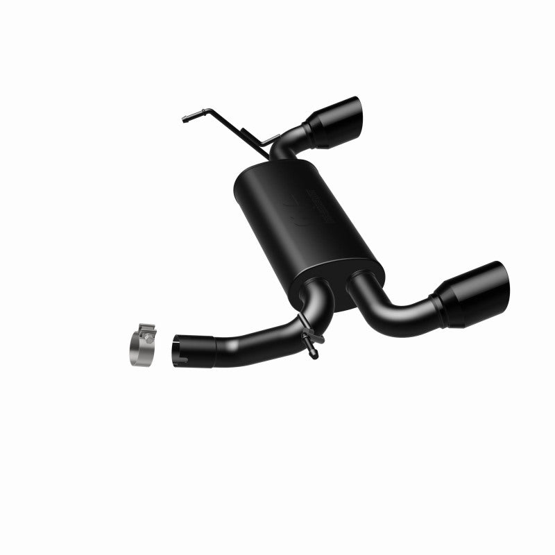 Magnaflow Street Series Axle-Back Perf Exhaust Dual Split Exit Black Tips (REAR): Jeep Wrangler JK 2007-2018 3.6L/3.8L