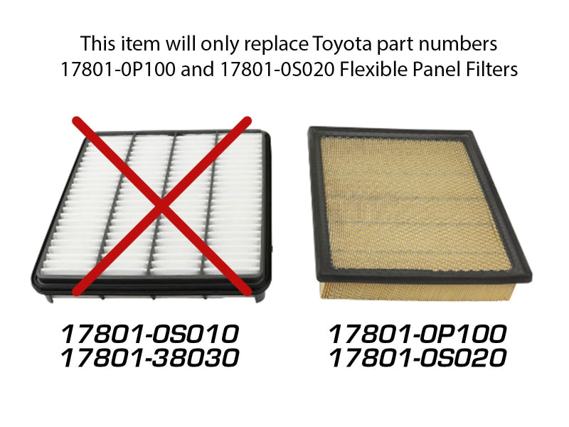aFe POWER Magnum FLOW OE Replacement Air Filter w/ Pro 5R Media | Toyota Tacoma (16-23) & Toyota Tundra (13-21) (30-10247)