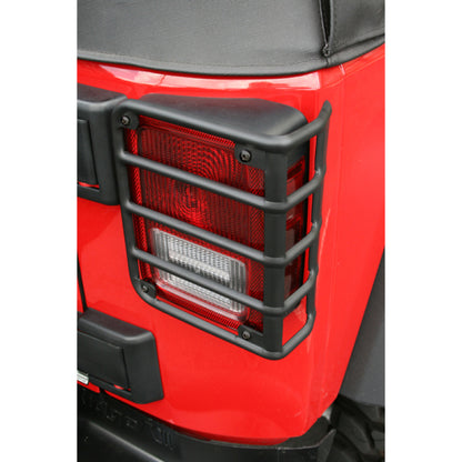 Rugged Ridge Black Euro Tail Light Guards | Jeep Wrangler JK / JL (11226.02)