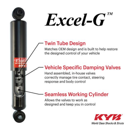 KYB Excel-G Rear Shock | Chevrolet Silverado 1500 / GMC Sierra 1500 (19-21) (3440237)