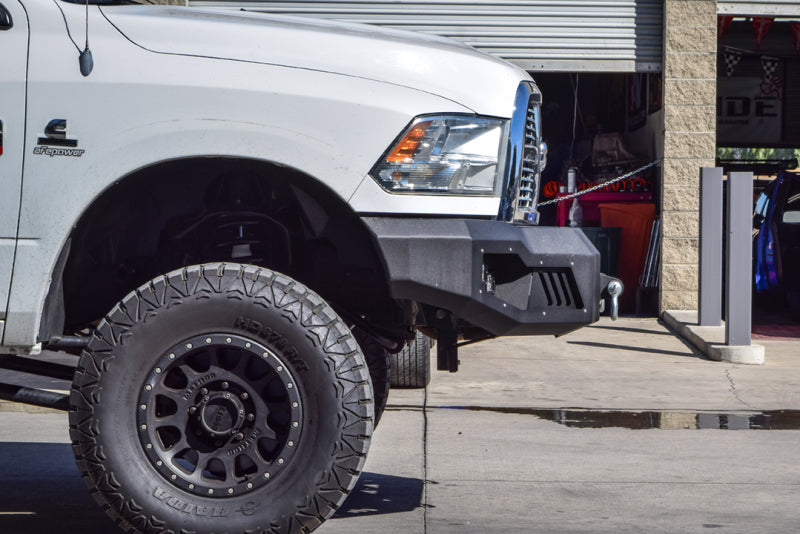 DV8 Offroad Front Bumper: Dodge Ram 2500 / 3500 (10-18) - Sand Texture Black
