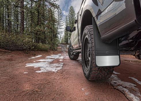 Husky Liners Universal 12in Wide Black Rubber Front Mud Flaps | Ford Ranger (19-26) (55000)
