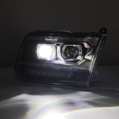 AlphaRex LUXX LED Projector Headlights (Alpha-Black): Dodge Ram 2009 - 2018 (1500, 2500 & 3500)