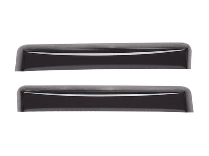 WeatherTech Rear Side Window Deflectors | Toyota Tacoma (05-15) Dark Smoke (81389)