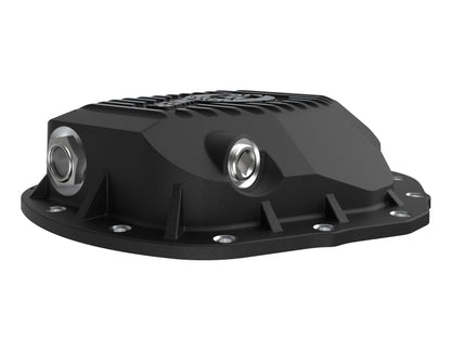 aFe Pro Series Rear Diff Cover w/ Machined Fins Black | Chevy Silverado 2500 HD (20) (46-71260B)