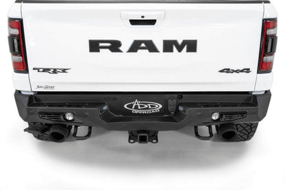 Addictive Desert Designs Bomber Rear Bumper (REAR): Ram 1500 TRX (19-24) - Hammer Black