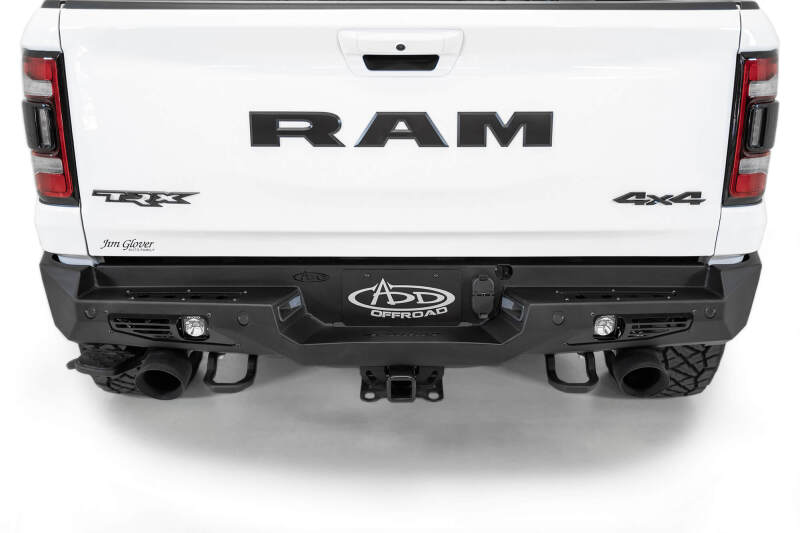 Addictive Desert Designs Bomber Rear Bumper (REAR): Ram 1500 TRX (19-24) - Hammer Black