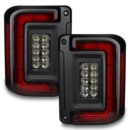 Oracle Lighting Flush Mount LED Tail Lights: Jeep Wrangler (07-18) / JK (18)