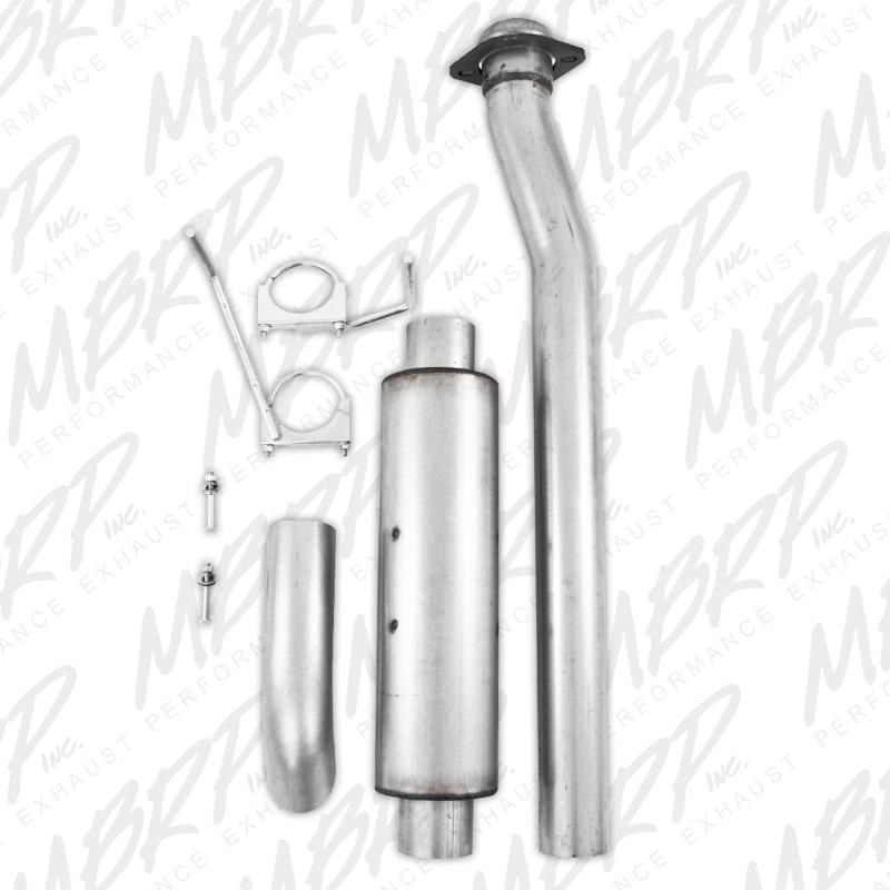 MBRP 3.5in Cat-Back Single Turn Down Aluminum Exhaust | Ford F-150 SVT Raptor 6.2L (11-12) (S5242AL)