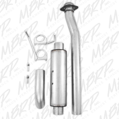 MBRP 3.5in Cat-Back Single Turn Down Aluminum Exhaust | Ford F-150 SVT Raptor 6.2L (11-12) (S5242AL)