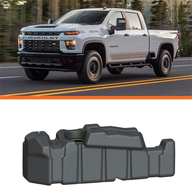 Titan Fuel Tanks 56 Gallon XXL Mid-Ship Fuel Tank | Chevrolet Silverado 2500HD/3500HD (20-26) / GMC Sierra 2500HD/3500HD (20-26) (7010220)