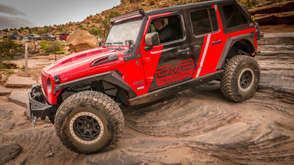 DV8 Offroad Primer Black Heat Dispersion Hood: Jeep Wrangler (18-21) / Gladiator (20-21)