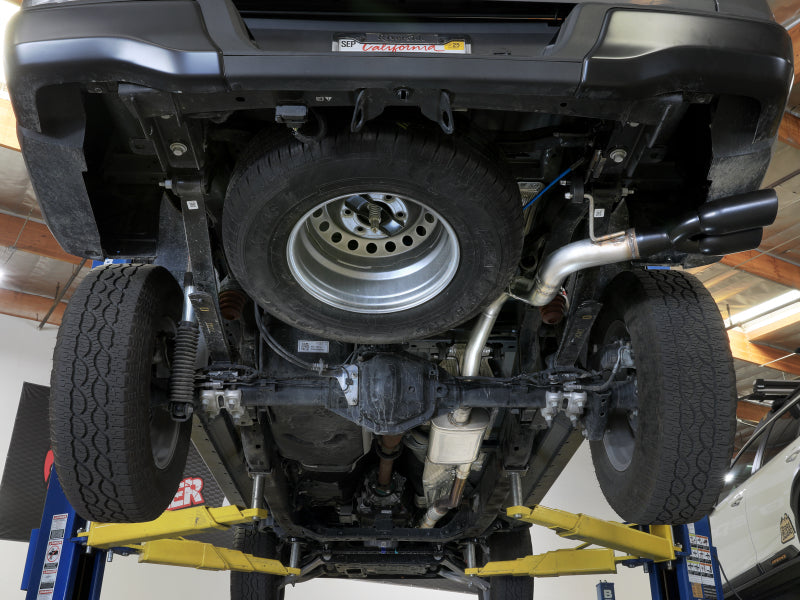 aFe 2.5-3in Vulcan Series Cat-Back Exhaust w/ SS Black Tip | Ford Ranger L4-2.3L (24+) (49-33148-B)