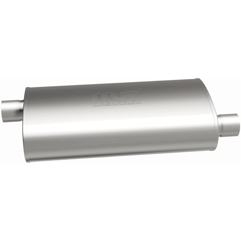 MagnaFlow 4x14x9in. Oval 2.5in. Offset/Offset Straight-Through Performance Exhaust Muffler | (11236)