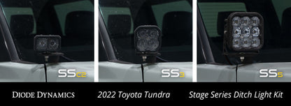 Diode Dynamics SS5 Pro Stage Series Ditch Light Kit | Toyota Tundra (22-26) (DD7399)