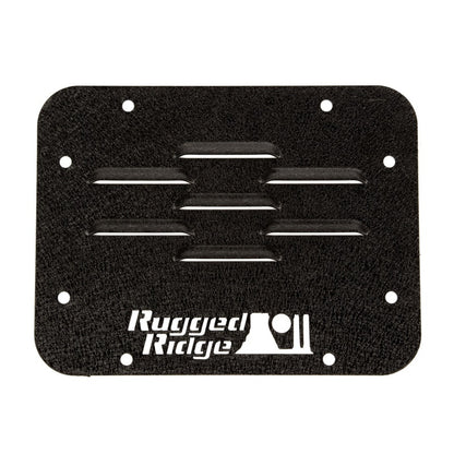 Rugged Ridge Tire Carrier Delete Plate: Fits Most Jeep Wrangler Models (2007-2018)