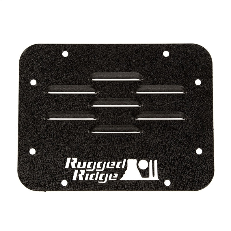 Rugged Ridge Tire Carrier Delete Plate: Fits Most Jeep Wrangler Models (2007-2018)