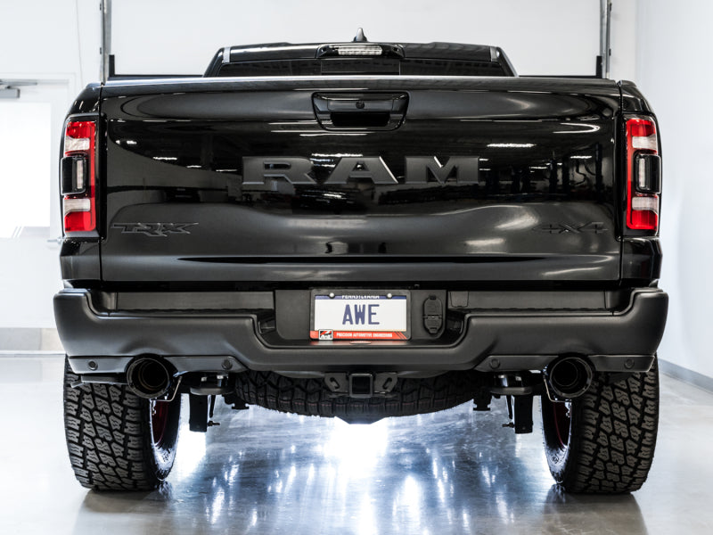 AWE 0FG Cat-Back Exhaust (Black Tips): Ram 6.2L TRX 1500 2021 - 2024